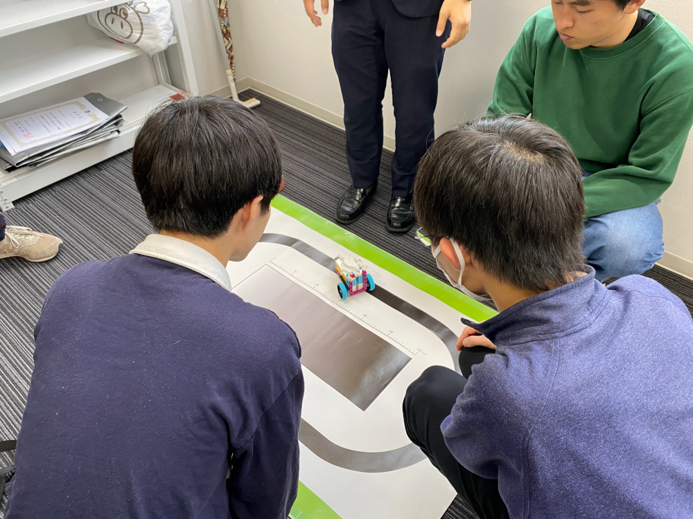 走行タイムレースの様子