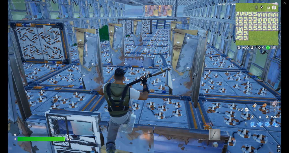 学生が作成したFortniteゲームの例