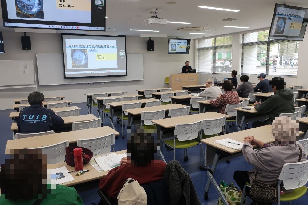 宮本英一氏による3.11の津波による被災の講演