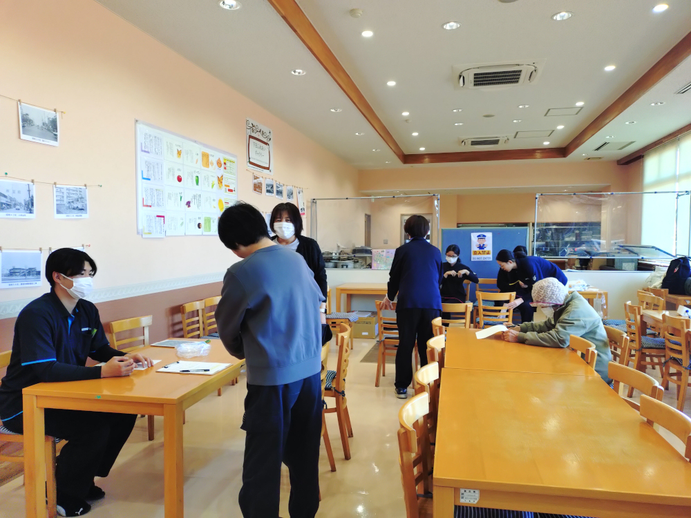 健康キャビンぶどうの様子