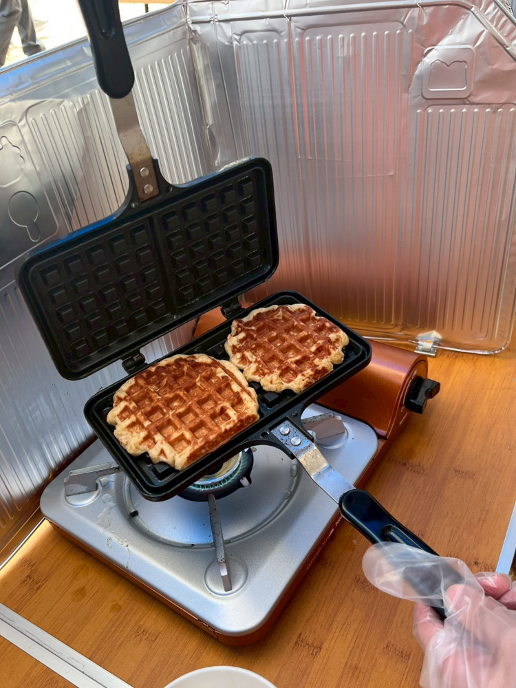 ピーナッツワッフル